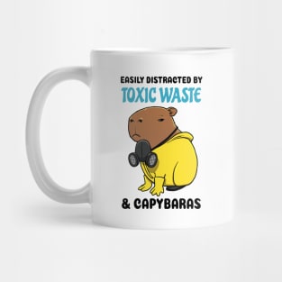 Easily Distracted by Toxic Waste and Capybaras Mug